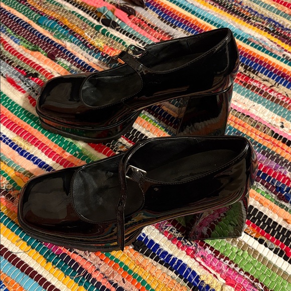 Patent Leather Mary Jane Heels - Picture 3 of 4